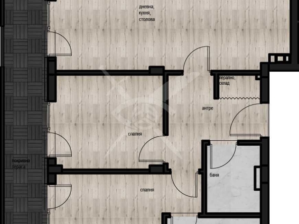 Тристаен апартамент в Пловдив, Кючук Париж - 103 кв.м за 1104 €/кв.м - Снимка #1