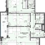 Тристаен апартамент в Пловдив, Тракия - 141 кв.м за 1284 €/кв.м - Снимка #1