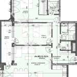 Тристаен апартамент в Пловдив, Тракия - 141 кв.м за 1284 €/кв.м - Снимка #1