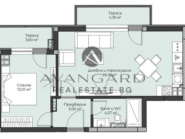 Двустаен апартамент в Пловдив, Христо Смирненски - 93 кв.м за 1988 €/кв.м - Снимка #1