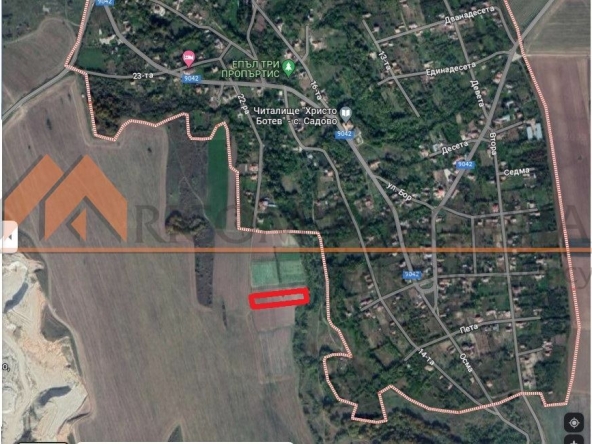 Парцел в с. Садово, Област Варна - 1300 кв.м за 9 €/кв.м - Снимка #1