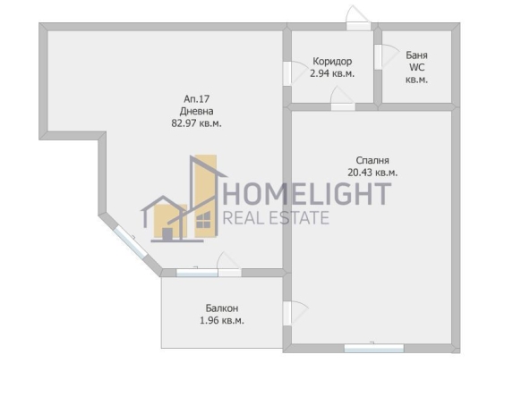 Двустаен апартамент в София, Левски В - 82 кв.м за 1346 €/кв.м - Снимка #1