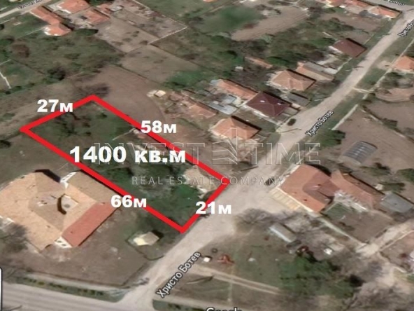 Парцел в с. Аврен, Област Варна - 1400 кв.м за 20 €/кв.м - Снимка #1