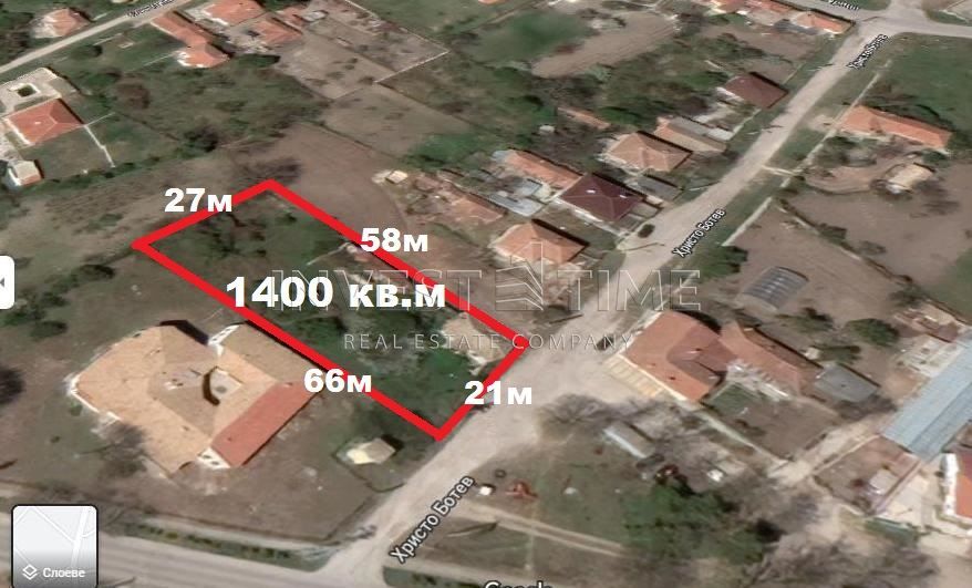 Парцел в с. Аврен, Област Варна - 1400 кв.м за 20 €/кв.м - Снимка #1