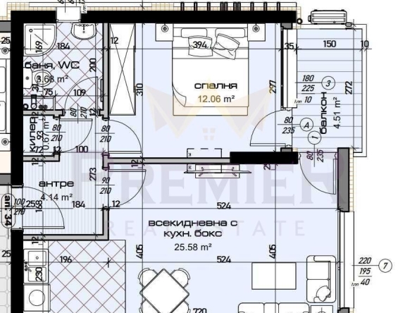Двустаен апартамент в Варна, Възраждане 1 - 72 кв.м за 1511 €/кв.м - Снимка #1