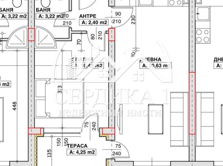 Двустаен апартамент в Благоевград, Идеален център - 55 кв.м за 1214 €/кв.м - Снимка #1