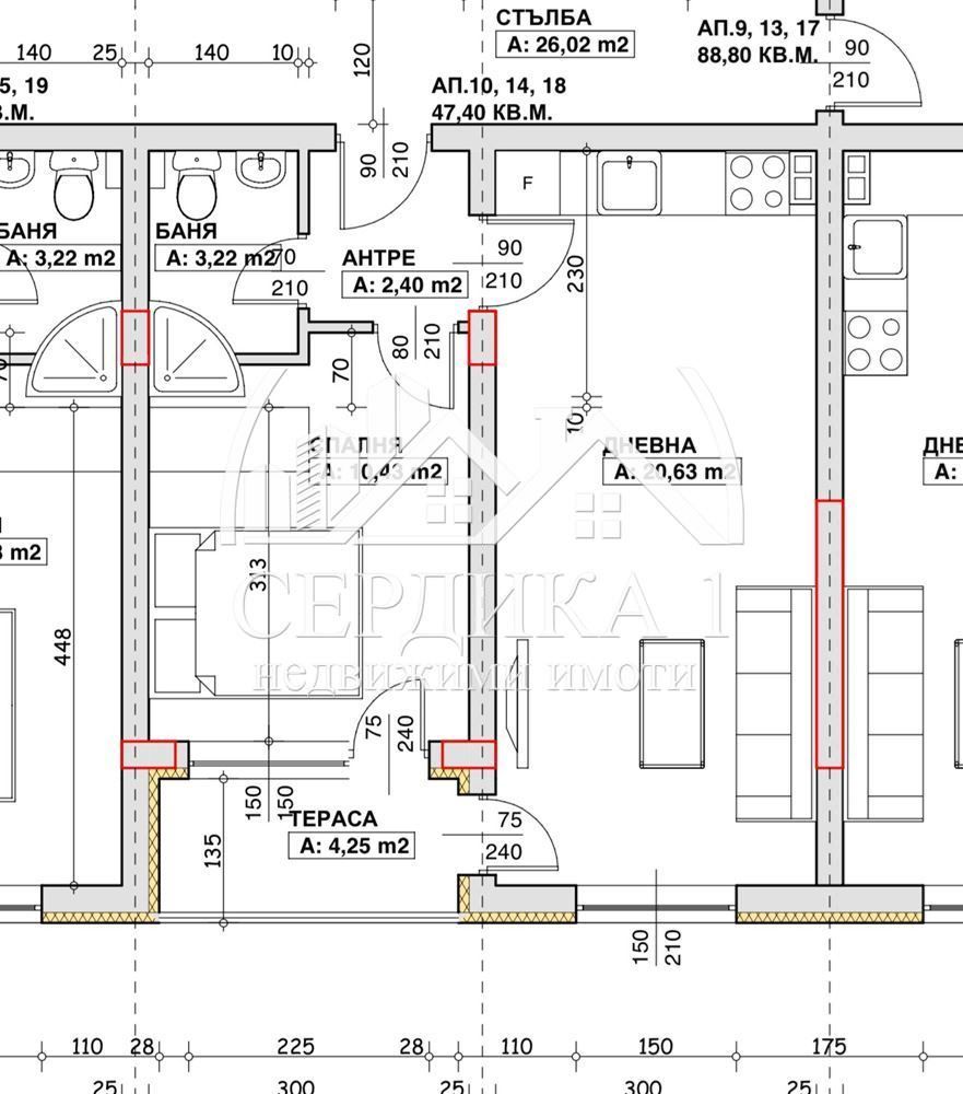 Двустаен апартамент в Благоевград, Идеален център - 55 кв.м за 1214 €/кв.м - Снимка #1