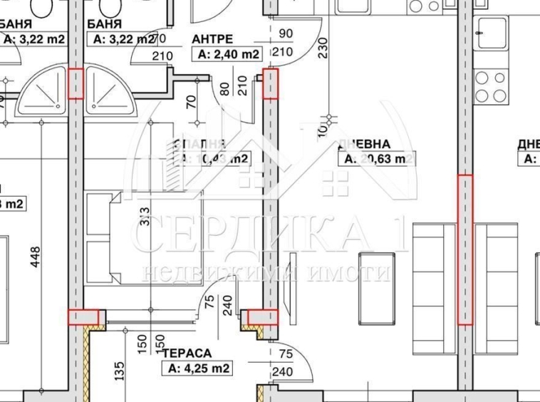 Двустаен апартамент в Благоевград, Идеален център - 55 кв.м за 1364 €/кв.м - Снимка #1