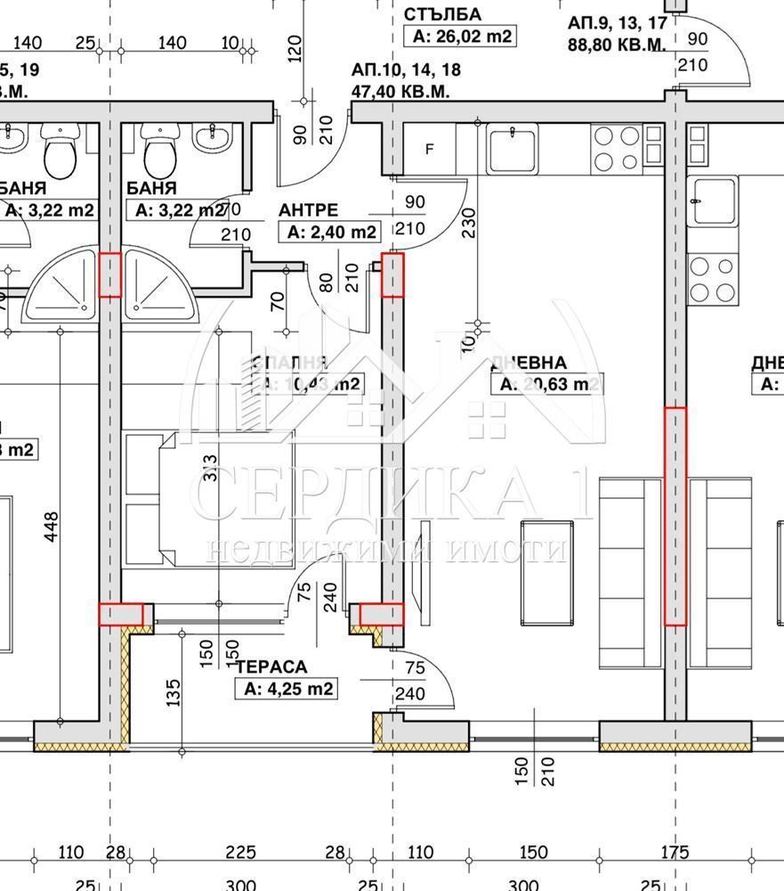Двустаен апартамент в Благоевград, Идеален център - 55 кв.м за 1364 €/кв.м - Снимка #1