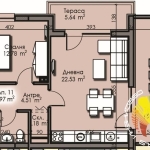 Двустаен апартамент в Бургас, Изгрев - 86 кв.м за 1100 €/кв.м - Снимка #1