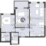 Тристаен апартамент в Пловдив, Христо Смирненски - 102 кв.м за 1373 €/кв.м - Снимка #1