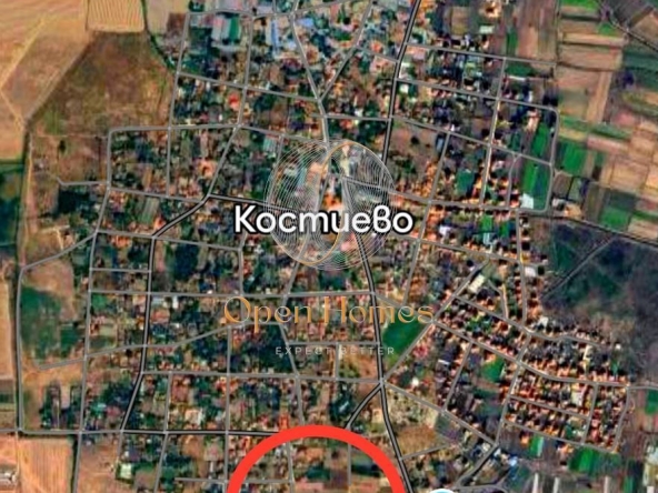 Парцел в с. Костиево, Област Пловдив - 745 кв.м за 60 €/кв.м - Снимка #1