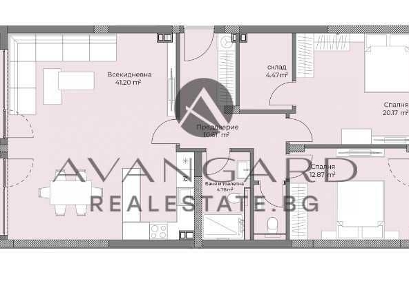 Тристаен апартамент в Пловдив, Остромила - 151 кв.м за 1197 €/кв.м - Снимка #1