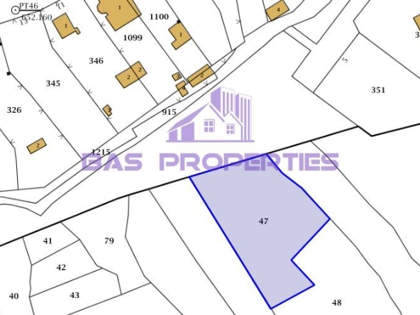 Парцел в с. Хераково, Област София-област - 1593 кв.м за 27 €/кв.м - Снимка #1