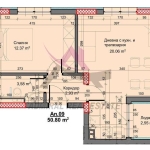 Двустаен апартамент в Варна, Възраждане 3 - 60 кв.м за 1770 €/кв.м - Снимка #1