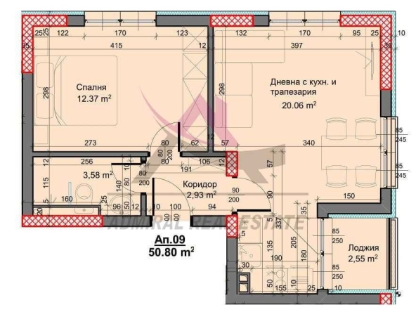Двустаен апартамент в Варна, Възраждане 3 - 60 кв.м за 1770 €/кв.м - Снимка #1