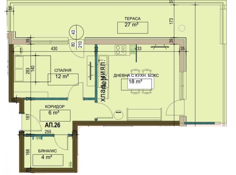 Двустаен апартамент в Търговище, Вароша - 91 кв.м за 1004 €/кв.м - Снимка #1