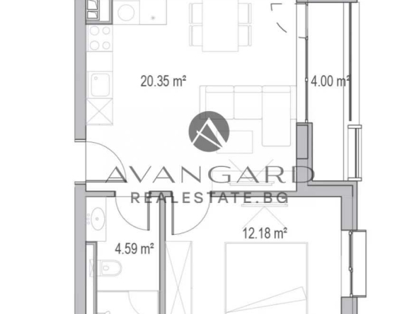 Двустаен апартамент в Пловдив, Христо Смирненски - 57 кв.м за 2497 €/кв.м - Снимка #1