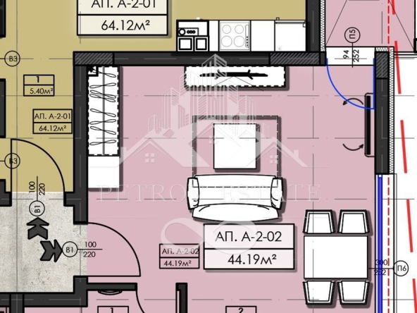 Едностаен апартамент в Велинград - 51 кв.м за 995 €/кв.м - Снимка #1
