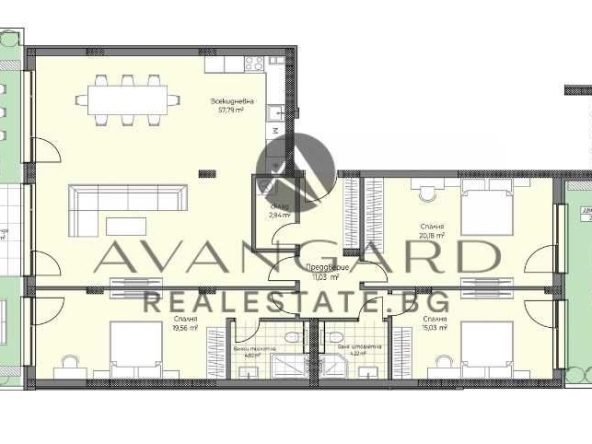 Четиристаен апартамент в Пловдив, Остромила - 178 кв.м за 1355 €/кв.м - Снимка #1