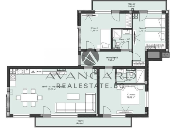 Четиристаен апартамент в Пловдив, Христо Смирненски - 178 кв.м за 1879 €/кв.м - Снимка #1