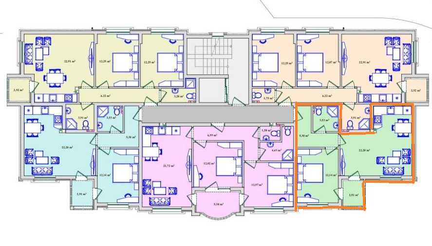 Двустаен апартамент в Хасково, Център - 67 кв.м за 614 €/кв.м - Снимка #1