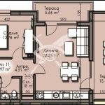 Двустаен апартамент в Бургас, Изгрев - 85 кв.м за 1164 €/кв.м - Снимка #1