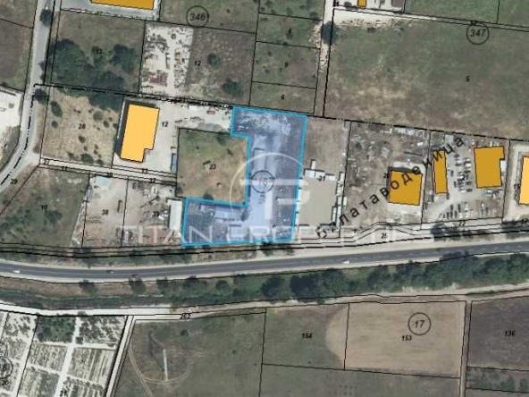 Парцел в Пловдив, Коматево - 5203 кв.м за 154 €/кв.м - Снимка #1