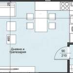 Едностаен апартамент в Приморско - 37 кв.м за 1449 €/кв.м - Снимка #1