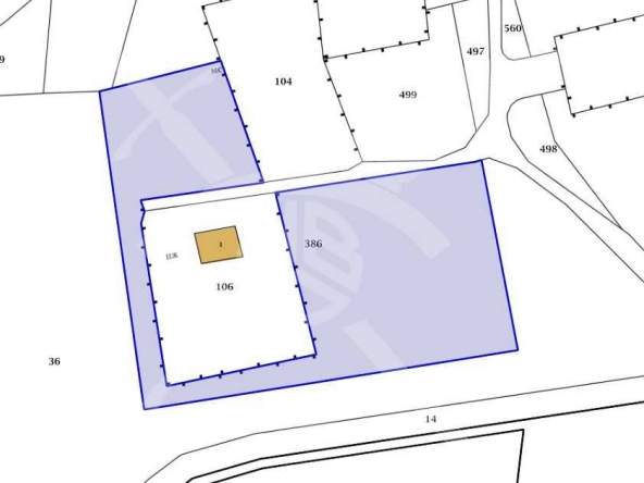 Парцел в с. Храбрино, Област Пловдив - 490 кв.м за 41 €/кв.м - Снимка #1