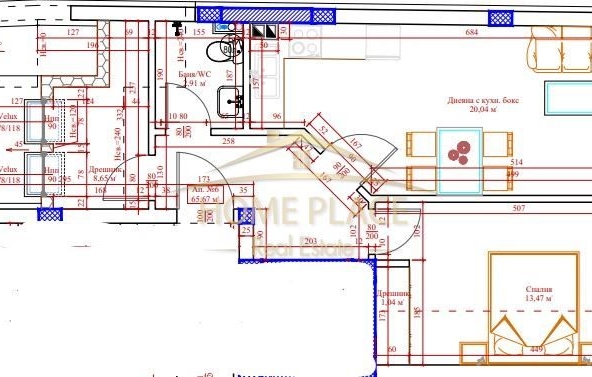 Тристаен апартамент в Варна, Погреби - 66 кв.м за 2355 €/кв.м - Снимка #1