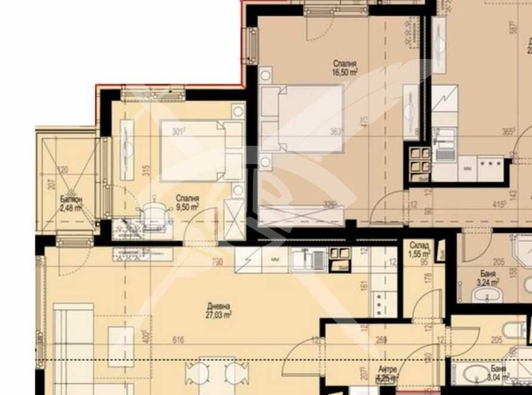 Двустаен апартамент в София, Манастирски ливади - 69 кв.м за 1626 €/кв.м - Снимка #1