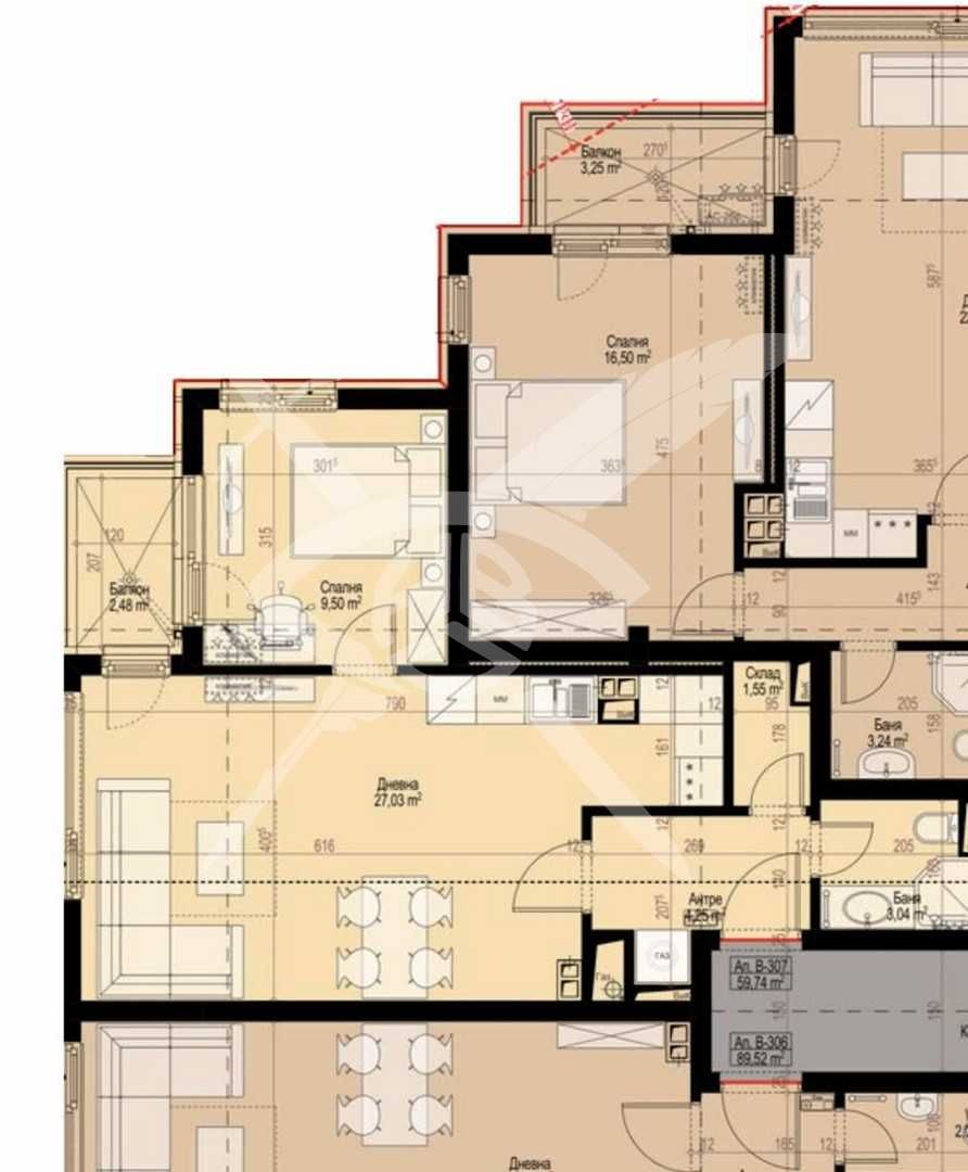 Двустаен апартамент в София, Манастирски ливади - 69 кв.м за 1626 €/кв.м - Снимка #1