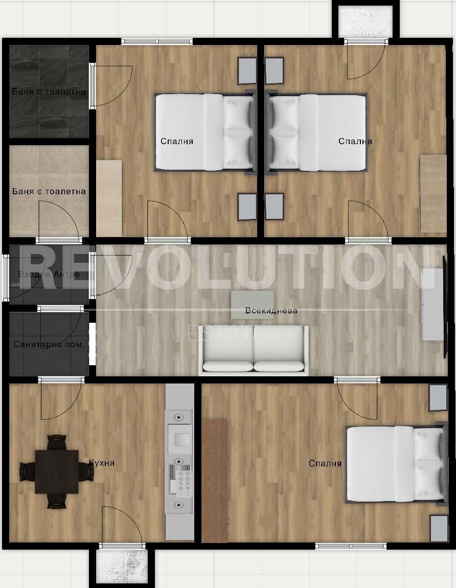 Четиристаен апартамент в София, Център - 154 кв.м за 1755 €/кв.м - Снимка #1