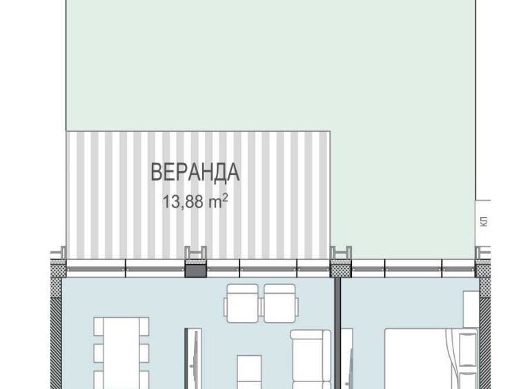 Двустаен апартамент в Пловдив, Христо Смирненски - 68 кв.м за 2412 €/кв.м - Снимка #1