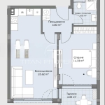 Двустаен апартамент в Пловдив, Остромила - 71 кв.м за 1399 €/кв.м - Снимка #1