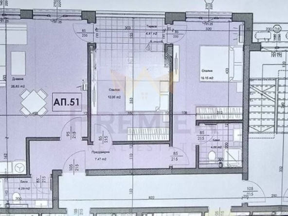 Тристаен апартамент в Пловдив, Кършияка - 113 кв.м за 812 €/кв.м - Снимка #1