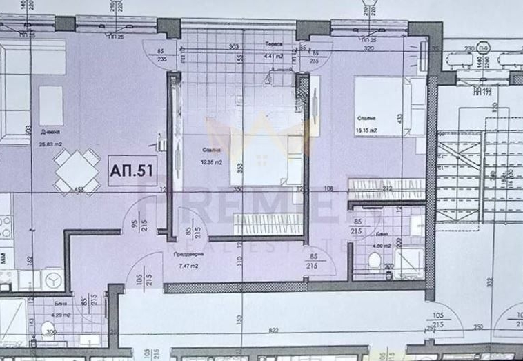 Тристаен апартамент в Пловдив, Кършияка - 113 кв.м за 812 €/кв.м - Снимка #1