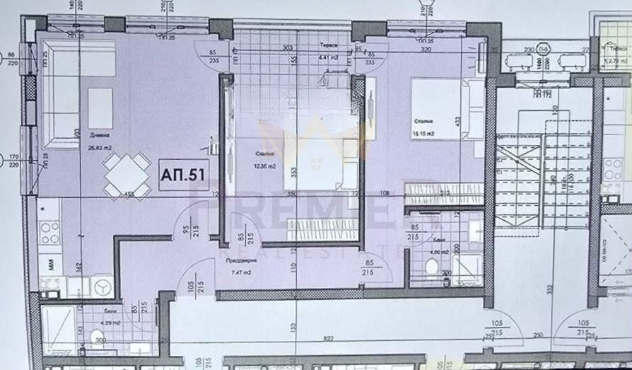 Тристаен апартамент в Пловдив, Кършияка - 113 кв.м за 812 €/кв.м - Снимка #1