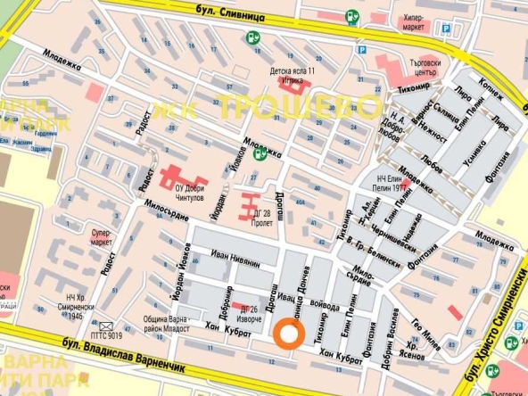 Дава се под наем Гараж / Паркомясто в Варна, Трошево - 2 кв.м за 24.48 € - Снимка #1