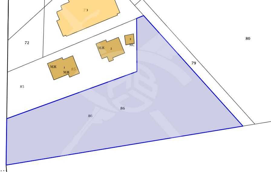Парцел в Пловдив, Прослав - 2308 кв.м за 69 €/кв.м - Снимка #1