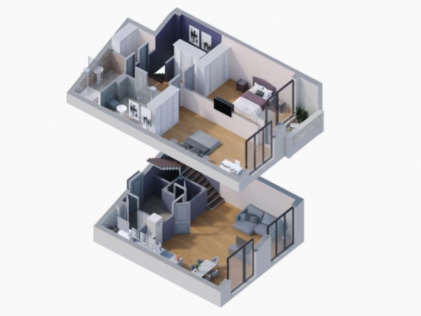 Мезонет в Банкя - 135 кв.м за 1815 €/кв.м - Снимка #1