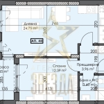 Двустаен апартамент в Пловдив, Тракия - 69 кв.м за 1075 €/кв.м - Снимка #1