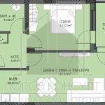 Двустаен апартамент в Пловдив, Беломорски - 64 кв.м за 1315 €/кв.м - Снимка #1