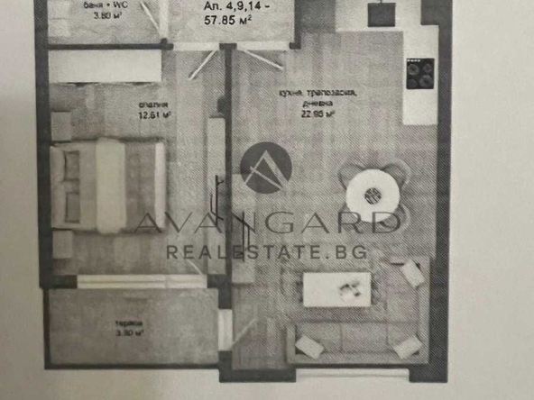 Двустаен апартамент в Пловдив, Кършияка - 69 кв.м за 1400 €/кв.м - Снимка #1