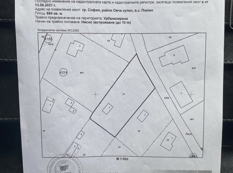 Парцел в София, м-т Мала кория - 700 кв.м за 81 €/кв.м - Снимка #1
