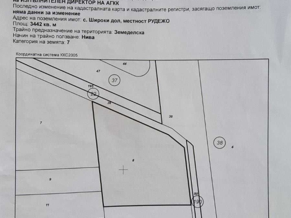 Парцел в Самоков - 3442 кв.м за 32 €/кв.м - Снимка #1