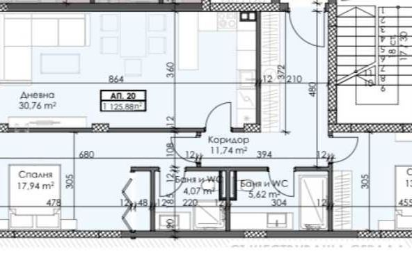 Тристаен апартамент в Пловдив, Каменица 1 - 125 кв.м за 923 €/кв.м - Снимка #1