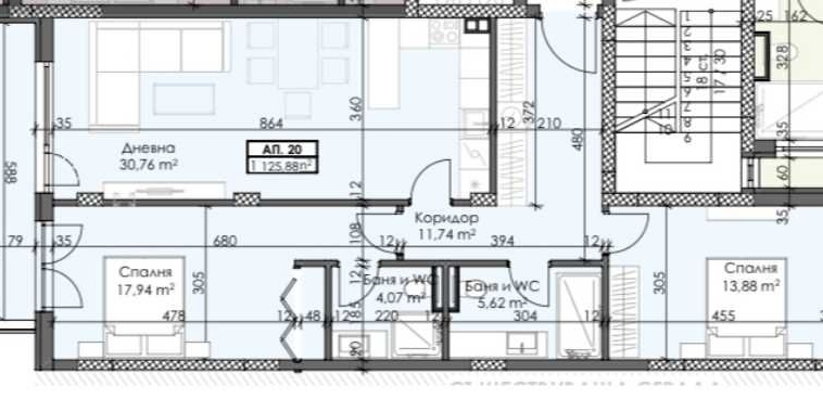 Тристаен апартамент в Пловдив, Каменица 1 - 125 кв.м за 923 €/кв.м - Снимка #1