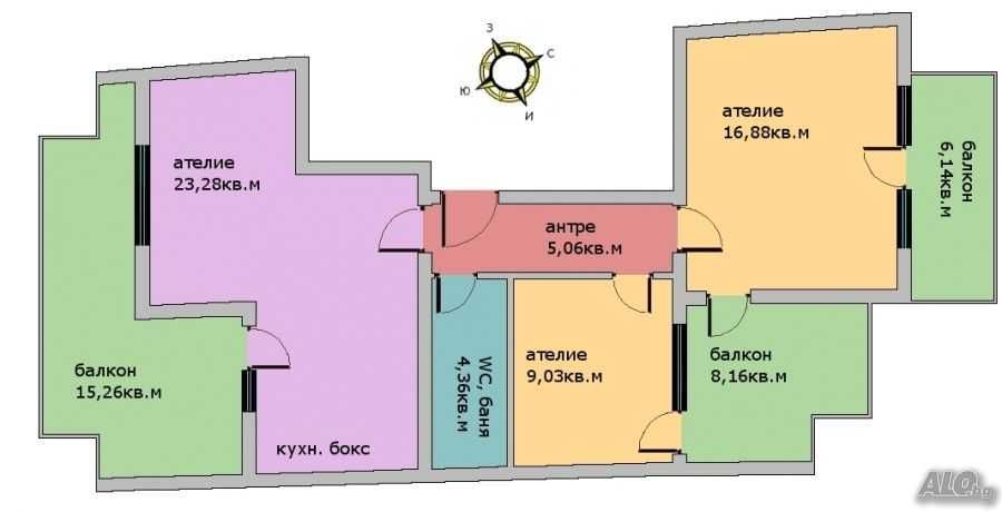 Тристаен апартамент в Пловдив, Въстанически - 141 кв.м за 479 €/кв.м - Снимка #1